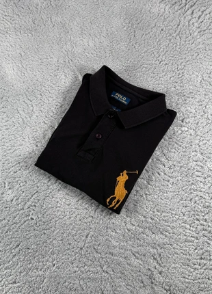 Ralph Lauren Polo M Custom Fit Noir Coton Brodé Écusson Doré Vintage / Polo Shirt Black Cotton 00344, marque: Ralph Lauren, état: Bon état, taille: M, 11,00 €, 12,25 € Protection acheteurs (Pro) incluse