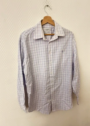 Chemise Yves Saint Laurent carreaux bleus – Taille M – Très bon état – Négociable, marque: Yves Saint Laurent, état: Très bon état, taille: M, 45,00 €, 47,95 € Protection acheteurs incluse