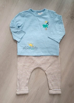 Ensemble t-shirt legging Catimini obaïbi- 6 mois - bleu - État : Excellent, brand: Catimini, condition: Very good, size: 3-6 months / 62 cm, €12.00, €13.30 includes Buyer Protection