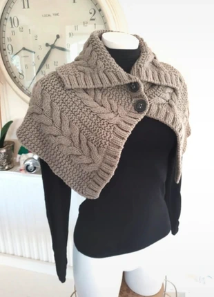 Prachtige Sita Murt poncho-cape in een warme wol mix, marca: Sita Murt, estado: Muy bueno, tamaño: Talla única, 35,00 €, 37,45 € Protección al comprador incluida