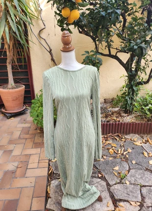 Robe longue verte dos décolleté en Taille L Neuve, marque: Shein, état: Neuf avec étiquette, taille: L / 40 / 12, 8,00 €, 9,10 € Protection acheteurs incluse