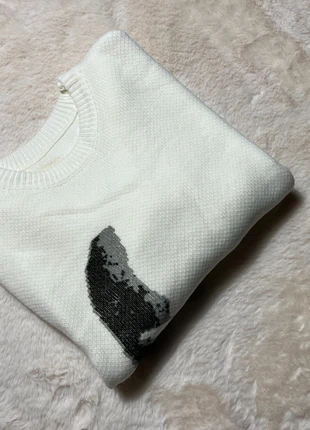 Pull maille oversize tendance , knit Y2K streetwear Aesthetic en coton avec motif - Taille M, marque: Aesthetic, état: Neuf sans étiquette, taille: M, 39,90 €, 42,60 € Protection acheteurs (Pro) incluse