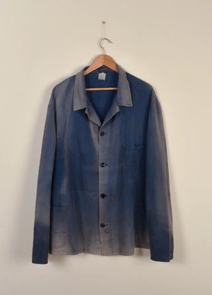 Vintage german faded work blue jacket hbt by Pioner made in Germany circa 1970-80 (2119), marque: German work wear, état: Très bon état, taille: XL, 80,00 €, 84,70 € Protection acheteurs (Pro) incluse
