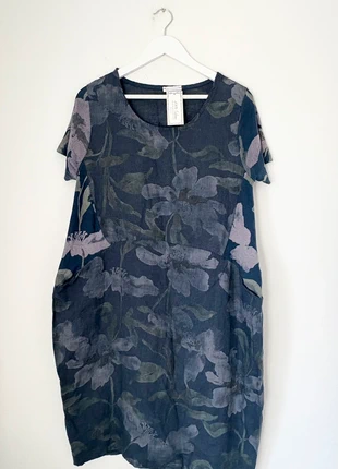 Made in Italy 100% linen floral cocoon dress - One Size!, brand: Made In Italy, condition: New with tags, size: One size, £20.00, £21.70 includes Buyer Protection