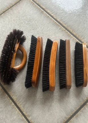 Lot de 5 brosses en bois – poils synthétiques, marca: sans marque, estado: Muito bom, €10.00, €11.20 inclui Proteção do Comprador