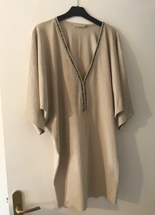 Tunique beige strass Laura Jo Paris TXL 42, marca: Laura Jo, estado: Novo sem etiquetas, tamanho: XL / 42 / 14, €12.00, €13.30 inclui Proteção do Comprador