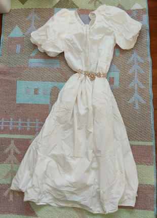 Vestido branco largo vintage dressing white dress tamanho unico, merk: Vintage Dressing, staat: Heel goed, maat: Universele maat, € 8,00, € 9,10 inclusief Kopersbescherming