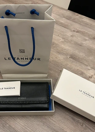 Portefeuille en cuir grainé Le Tanneur, compagnon, porte carte, porte-monnaie, marque: Le Tanneur, état: Très bon état, 55,00 €, 58,45 € Protection acheteurs incluse
