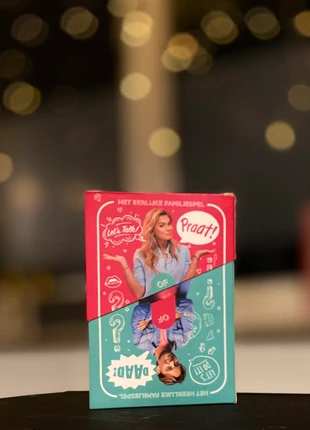 praat of daad - familiespel, merk: Nicolette van Dam and Bas Smit, staat: Heel goed, € 10,00, € 11,20 inclusief Kopersbescherming