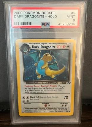 Dark Dragonite Psa9, marke: Pokémon, zustand: Neu, 375,00 €, 394,45 € inklusive Vinted-Käuferschutz