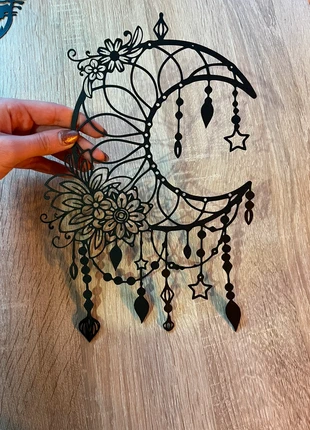 Déco en metal lune fleur, brand: Intuition, condition: New without tags, €16.00, €17.50 includes Buyer Protection Pro