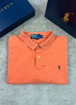 Polo Ralph Lauren taille L logo brodé coral, brand: Ralph Lauren, condition: Very good, size: L, €28.99, €31.14 includes Buyer Protection