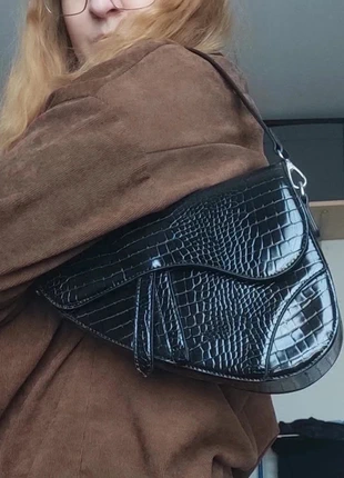 Sac selle croco noir verni Shein, marca: Shein, estado: Muy bueno, 15,00 €, 16,45 € Protección al comprador incluida