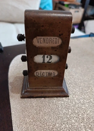 Calendrier perpétuel ancien, brand: pas de marque, condition: Good, €49.00, €52.15 includes Buyer Protection