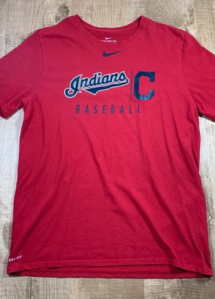 Tee-shirt Nike Dri-Fit / Indians Baseball / XL / 52x76 cm / Vintage sport vibes / Réf. 0449, marque: Nike, état: Bon état, taille: XL, 5,00 €, 5,95 € Protection acheteurs (Pro) incluse