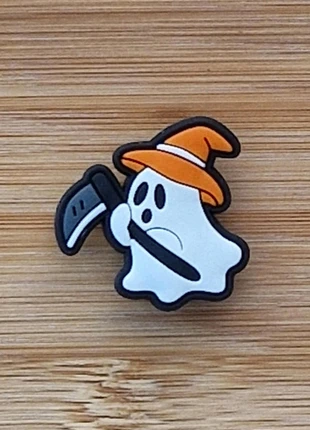 Halloween Ghost with scythe Crocs Charm, brand: Charm, condition: Very good, £1.00, £1.38 includes Buyer Protection Pro