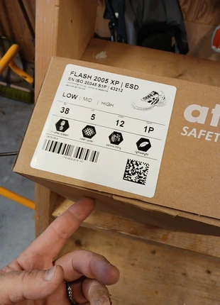 Werkschoenen nieuw, marca: Atlas, estado: Nuevo sin etiquetas, tamaño: 38, 25,00 €, 26,95 € Protección al comprador incluida