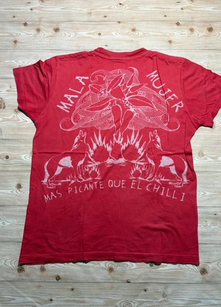 camiseta roja mala mujer mas picante que el chilli estilo urbano streetwear tendencia moda 2025, marca: Malo, estado: Muito bom, tamanho: M, €4.50, €5.43 inclui Proteção do Comprador