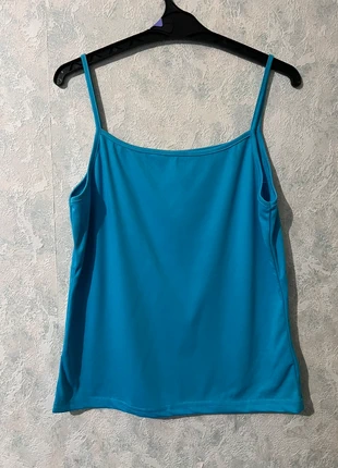 Débardeur bretelles spaghetti bleu turquoise, zustand: Sehr gut, größe: M / 38 / 10, 2,00 €, 2,80 € inklusive Vinted-Käuferschutz