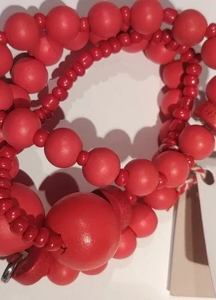 Set van drie houten armbanden, merk: BIBA, staat: Nieuw met prijskaartje, € 5,00, € 5,95 inclusief Kopersbescherming