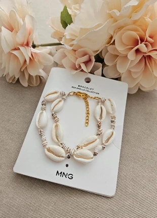 Pulsera Doble Conchas Mango Boho Chic, marque: Mango, état: Très bon état, 19,95 €, 21,65 € Protection acheteurs incluse
