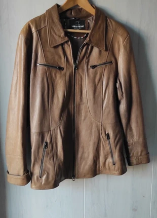 Veste en cuir véritable vera pelle Made in Italy taille M/L, marke: Vera Pelle, zustand: Sehr gut, größe: M, 28,00 €, 30,10 € inklusive Vinted-Käuferschutz