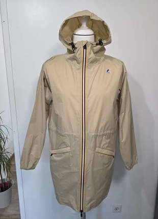 Manteau long parka imperméable K-way Le vrai Céline 3.0 beige taille M 🔥, merk: K-Way, staat: Heel goed, maat: M / 38 / 10, € 119,00, € 125,65 inclusief Kopersbescherming Pro