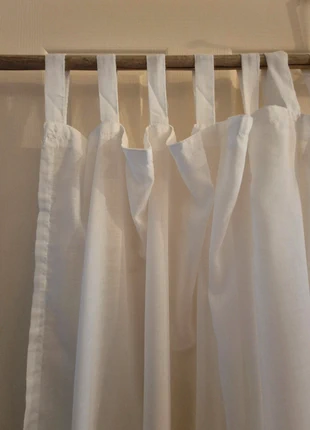 Lightweight Tab Top Curtains, condition: Very good, size: 250 cm - 299 cm, £10.00, £11.20 includes Buyer Protection