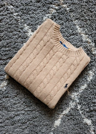 Pull torsadé Ralph Lauren beige en laine | Style premium | Taille L Homme, marca: Ralph Lauren, estado: Nuevo sin etiquetas, tamaño: L, 65,00 €, 68,95 € Protección al comprador incluida
