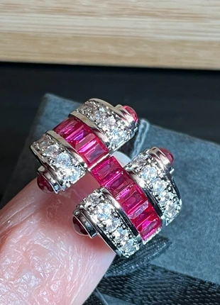 Bague rouge rubis à cabochons, marca: Art Deco, estado: Nuevo sin etiquetas, tamaño: Ajustable, 46,00 €, 49,00 € Protección al comprador incluida