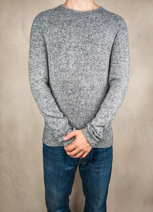 Pull ras du cou à motif bleu gris Zara | Size S, marque: Zara, état: Très bon état, taille: S, 15,00 €, 16,45 € Protection acheteurs incluse