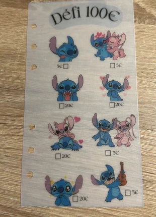 Défi budgétaire Stitch 100€ - A6, condizioni: Nuovo con cartellino, €1.90, €2.70 include la Protezione acquisti Pro