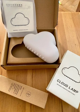Lampada decorativa a forma di nuvola – Cloud Lamp con cavo USB, nuova e in scatola originale, brand: Muid, condizioni: Nuovo con cartellino, €15.00, €16.45 include la Protezione acquisti