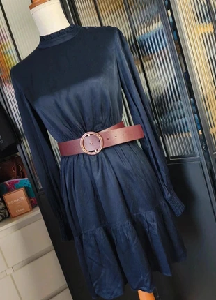 Sublime robe courte manches longues satinée Maison 123, marca: Maison 123, estado: Muito bom, tamanho: S / 36 / 8, €40.00, €42.70 inclui Proteção do Comprador