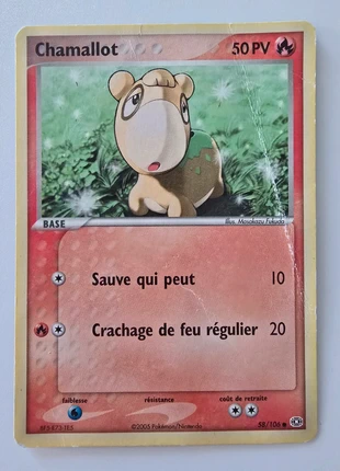 Chamallot ~ EX ~ Émeraude, brand: Pokémon, condition: Good, €1.00, €1.75 includes Buyer Protection