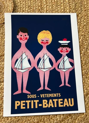Affiche petit bateau 30x40, état: Neuf avec étiquette, 7,00 €, 8,05 € Protection acheteurs incluse