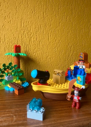LEGO Duplo Jake piratenschip Bucky (10514), merk: LEGO Duplo, staat: Goed, maat: 4 jaar / 104 cm, € 10,00, € 11,20 inclusief Kopersbescherming