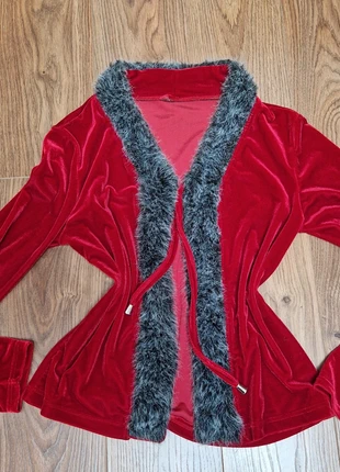 Cardigan mère Noël fourrure, marque: Fourrure, état: Très bon état, taille: M / 38 / 10, 8,00 €, 9,10 € Protection acheteurs incluse