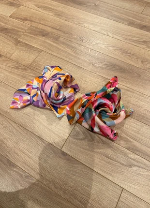Dernière chance Lot de deux foulards aspect soie neuf, marca: Boutique indépendante, estado: Novo com etiquetas, €10.00, €11.20 inclui Proteção do Comprador
