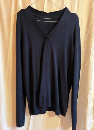 Monoprix pull fin col v bleu marine taille 2 ou 40, marke: Monoprix, zustand: Sehr gut, größe: L / 40 / 12, 12,00 €, 13,30 € beinhaltet Vinted-Käuferschutz Pro