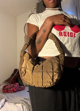 sac à main matelassé marron, état: Très bon état, 8,00 €, 9,10 € Protection acheteurs incluse