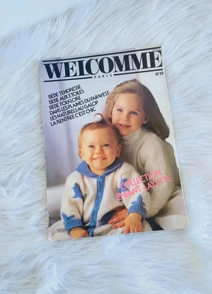 Magasine Welcomme vintage, patrons tricot enfant, brand: welcomme, condizioni: Ottime, €4.00, €4.90 include la Protezione acquisti