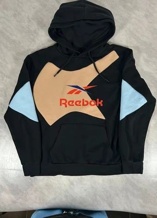Sweat/ pull capuche rework vintage M homme– pièce unique custom rétro streetwear Vintage Code 295, marque: Reebok, état: Très bon état, taille: M, 35,00 €, 37,45 € Protection acheteurs (Pro) incluse