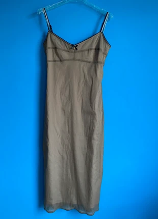 Abito midi sottoveste Kookaï stretch verde militare, taglia 40., marca: KOOKAÏ, estado: Muito bom, tamanho: S / 36 / 8, €16.00, €17.50 inclui Proteção do Comprador