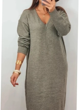 Robe kaki chic, marke: Boutique Parisienne, zustand: Sehr gut, größe: S / 36 / 8, 43,00 €, 45,85 € beinhaltet Vinted-Käuferschutz Pro