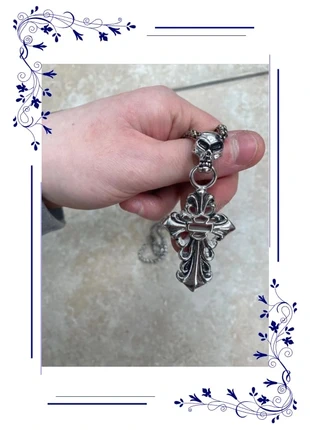 Collier croix tête de mort, condizioni: Ottime, €10.00, €11.20 include la Protezione acquisti