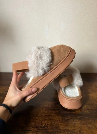 Chaussons 37,5 Y2K hiver chaud polaire moumoute femme maison coréen ouvert, brand: Boutique Coréene, condition: Very good, size: 37.5, €11.99, €13.29 includes Buyer Protection