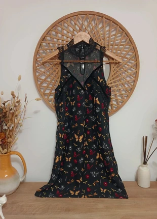 Vestido con estampado llamativo, corte recto y encaje en el cuello, talla 36, precio original 107€, marca: Morgan, estado: Novo sem etiquetas, tamanho: S / 36 / 8, €30.00, €32.20 inclui Proteção do Comprador