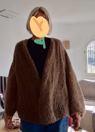 Cardigan mohair laine taille unique fait main, marque: Fait Main, état: Neuf sans étiquette, taille: Taille unique, 45,00 €, 47,95 € Protection acheteurs incluse