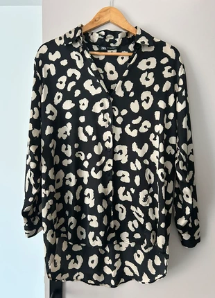 Blouse imprimée oversize Zara, brand: Zara, condition: Very good, size: S / 36 / 8, €3.00, €3.85 includes Buyer Protection